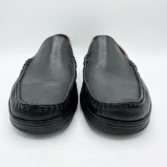 Footjoy‎ Club Casual Brown/Black Pebbled Leather Driving Moc Men's Size 12 C - Picture 4 of 15